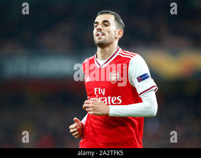 Londra, Regno Unito. 03 ott 2019. Londra, Regno Unito, ottobre 03 Dani Ceballos di Arsenal durante Europa League Gruppo F tra l'Arsenal e Standard Liege all'Emirates Stadium di Londra, Inghilterra il 03 ottobre 2019. Credit: Azione Foto Sport/Alamy Live News Foto Stock