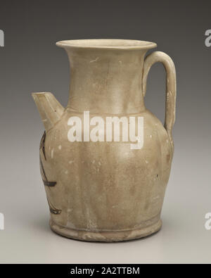 Melon-ewer sagomato con bird design, gres (chnagsha Ware), H: 7-3/8 in., Arte Asiatica Foto Stock