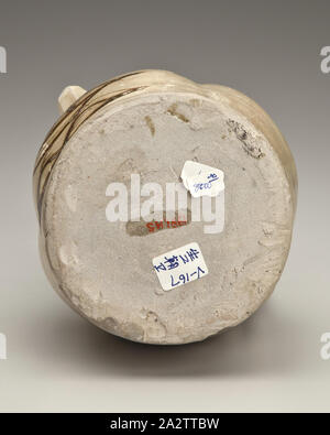 Melon-ewer sagomato con bird design, gres (chnagsha Ware), H: 7-3/8 in., Arte Asiatica Foto Stock