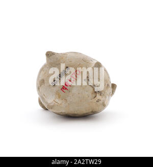 Whistle, dinastia Tang, gres (changsha Ware), 2 x 2 in., Arte Asiatica Foto Stock