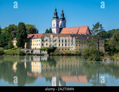 Monastero Vornbach presso il lago Inn Foto Stock