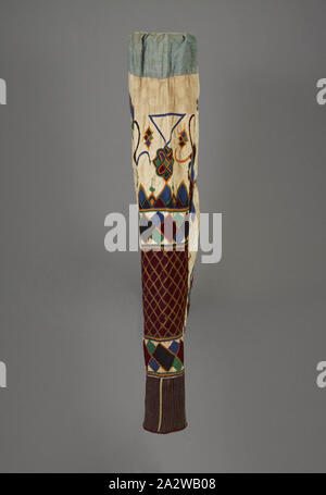 Uomo di pantaloni, Hausa persone, 1940-1970, cotone, lana thread, 78 x 41 in., tessile e della moda arte Foto Stock