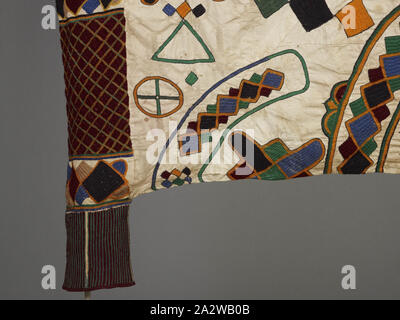 Uomo di pantaloni, Hausa persone, 1940-1970, cotone, lana thread, 78 x 41 in., tessile e della moda arte Foto Stock