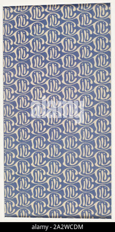 La carta di avvolgimento, Officina Viennese, produttore, 1903-1915, carta, F) Moser carta: 5-1/4 x 10-1/2 in. (Immagine), Arti Decorative Foto Stock