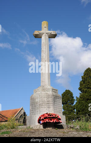 War Memorial, Soulbury, Buckinghamshire Foto Stock