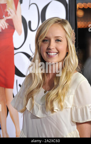 LOS ANGELES, CA. 19 settembre 2011: Megan Park presso il Los Angeles premiere di "Qual è il vostro numero?" al Regency Village Theatre, Westwood. © 2011 Paul Smith / Featureflash Foto Stock