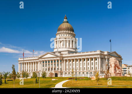 La Utah State Capitol. Salt Lake City. Utah. Stati Uniti d'America Foto Stock