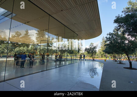 Cupertino, California - Nov 29, 2018: Apple Il Centro Visitatori del Parco. Foto Stock