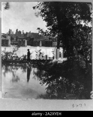 Rovine di Mayo's Bridge, Richmond, VA Foto Stock