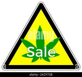 Affare speciale per l'acquisto di prodotti di marijuana Foto Stock