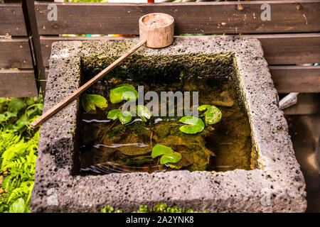 Architettura e design giapponesi a Fujinomiya, Giappone Foto Stock