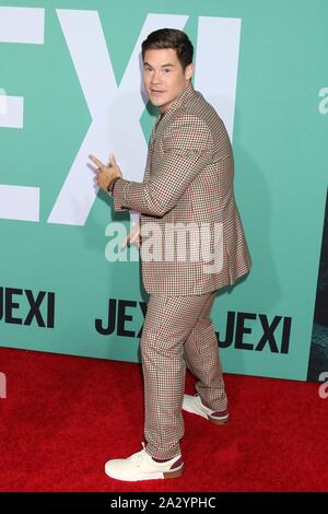 Los Angeles, CA. 3° Ott, 2019. Adam DeVine presso gli arrivi per JEXI Premiere, Fox Bruin Theatre, Los Angeles, CA il 3 ottobre 2019. Credito: Priscilla concedere/Everett raccolta/Alamy Live News Foto Stock