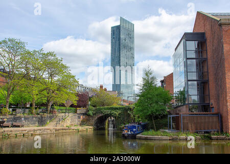 Bacino di Castlefield Manchester Foto Stock