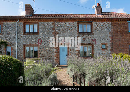 La sala Wiveton holiday cottages in Marsh Lane, Wiveton, North Norfolk, Regno Unito Foto Stock