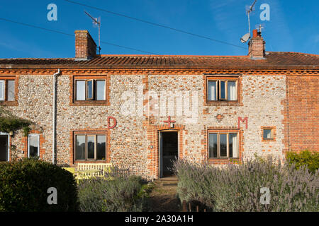 La sala Wiveton holiday cottages in Marsh Lane, Wiveton, North Norfolk, Regno Unito Foto Stock