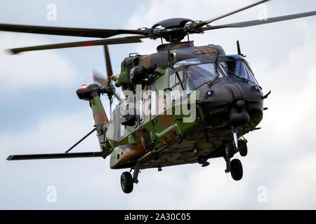 Parigi - LE BOURGET - giu 20, 2019: Esercito Francese NH90 elicottero Caimano della 53International Paris Air Show. Foto Stock