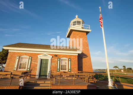 Santa Cruz Surf Museum. Santa Cruz, in California, Stati Uniti d'America. Foto Stock