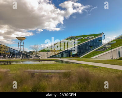 Giugno 2019 - Hasselt, Belgio: l'ingresso per la tecnologia e la ricerca del mozzo Campus corda, un riconvertito sito Philips Foto Stock