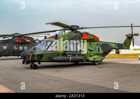 Esercito finlandese NH90 TTH elicottero, RIAT 2018 Foto Stock