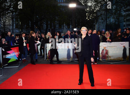 Annette Bening durante la speranza Gap UK Premiere al Luxe Odeon Leicester Square, Londra. PA Le immagini foto. Picture Data: Venerdì 4 ottobre 2019. Vedere PA storia SHOWBIZ speranza. Foto di credito dovrebbe leggere: Ian West/PA FILO Foto Stock