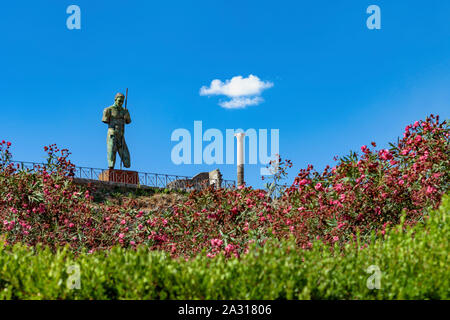 Statua di Daedalus, da Igor Mitoraj, Pompei Foto Stock