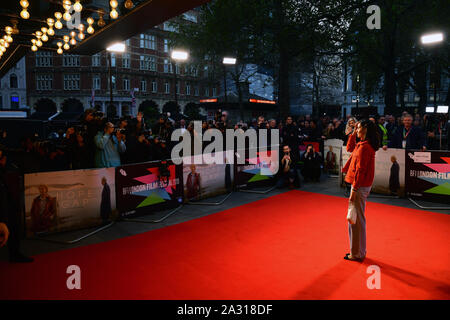 Aiysha Hart durante la speranza Gap UK Premiere al Luxe Odeon Leicester Square, Londra. PA Le immagini foto. Picture Data: Venerdì 4 ottobre 2019. Vedere PA storia SHOWBIZ speranza. Foto di credito dovrebbe leggere: Ian West/PA FILO Foto Stock