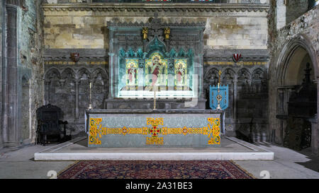 Modificare nella Cattedrale di Santa Maria, Kings Island, Limerick, County Limerick, Irlanda Foto Stock