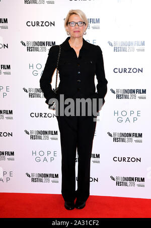 Annette Bening durante la speranza Gap UK Premiere al Luxe Odeon Leicester Square, Londra. Foto Stock