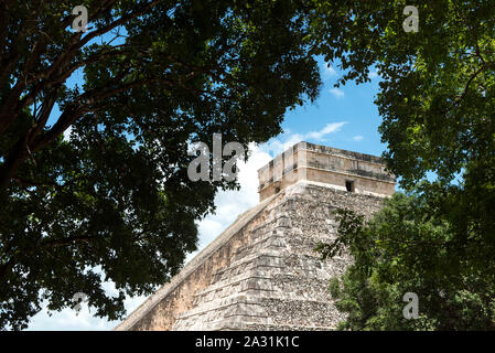 La Piramide Maya di pollo Izta nello Yucatan, Messico Foto Stock
