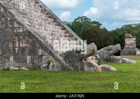 La Piramide Maya di pollo Izta nello Yucatan, Messico Foto Stock