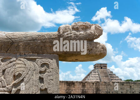 La Piramide Maya di pollo Izta nello Yucatan, Messico Foto Stock