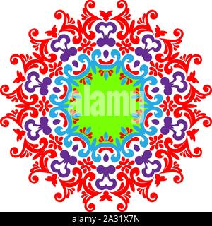 Lace seamless pattern colorato illustrazione vettoriale EPS 10 Illustrazione Vettoriale