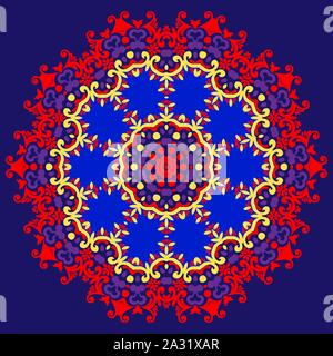 Lace seamless pattern colorato illustrazione vettoriale EPS 10 Illustrazione Vettoriale