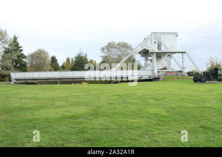 Breville , Normandia 09/10/2017. Ponte Pegasus. Il cimitero di Ranville in Normandia è il luogo del riposo finale prevalentemente di soldati britannici uccisi Foto Stock