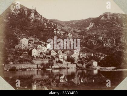 Escursione dans la région des Causses (1892).f13.Gorges du Tarn, Hauterive. Foto Stock