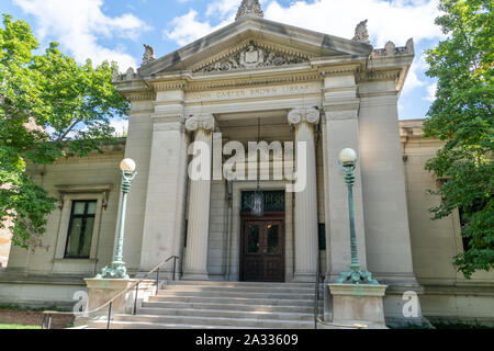 PROVIDENCE, RI/STATI UNITI D'America - 30 settembre 2019: John Carter Brown Library sul campus della Brown University. Foto Stock