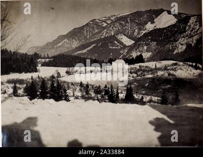 Esplosione einer 28cm miniera Foto Stock