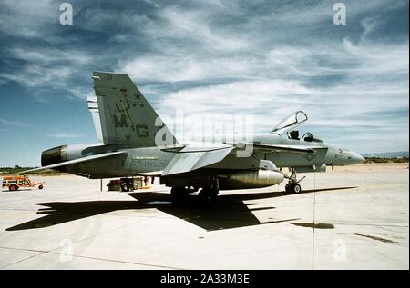 F-18A Hornet VMFA-321 1993. Foto Stock