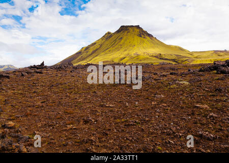 Islanda - Hattafel nelle highlands Foto Stock