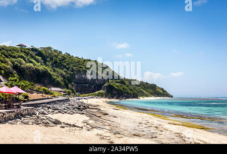 Famoso Pantai Pandawa beach sull'isola di Bali, Indonesia Foto Stock