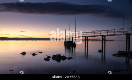 Culta Pier Foto Stock