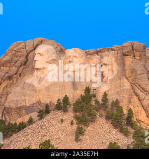 Mount Rushmore national memorial vicino a Keystone, Dakota del Sud Foto Stock