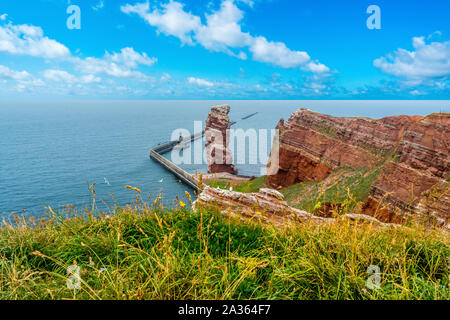 Helgoland in alto mare Foto Stock