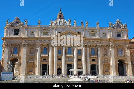 Basilica di San Pietro a Roma, il Vaticano, Italia Foto Stock