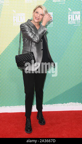 Londra, Regno Unito. 05 ott 2019. Actrice americano Annette Bening assiste la premiere della relazione all'63rd BFI London Film Festival il 5 ottobre 2019. Foto di Rune Hellestad/UPI Credito: UPI/Alamy Live News Foto Stock