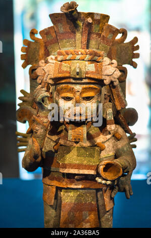 Maya bruciatore di incenso che rappresenta lo scriba di Mayapan. Yucatan, Messico. 1000 - 1542 Annuncio Foto Stock