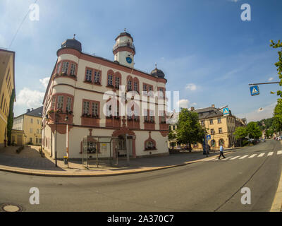 Municipio di Hof an der Saale Foto Stock