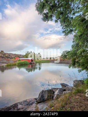 Kokar isola nell'arcipelago delle isole Åland,Finlandia. Foto Stock