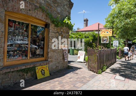 Nel vecchio pioniere tedesco città di Hahndorf nella campagna viticola Adelaide Hills, alcuni 25km dalla città di Adelaide nel South Australia. Hahndorf è Au Foto Stock