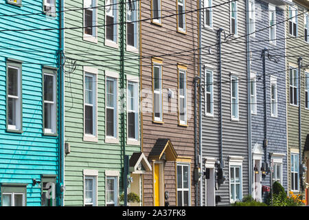 Casa Tradizionale in St John's downtown, Terranova, Canada Foto Stock